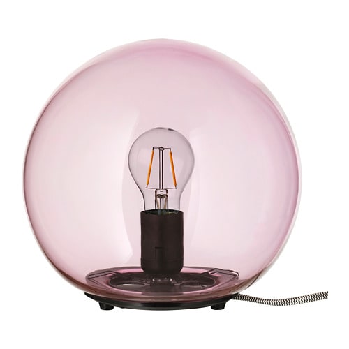 ikea pink table lamp