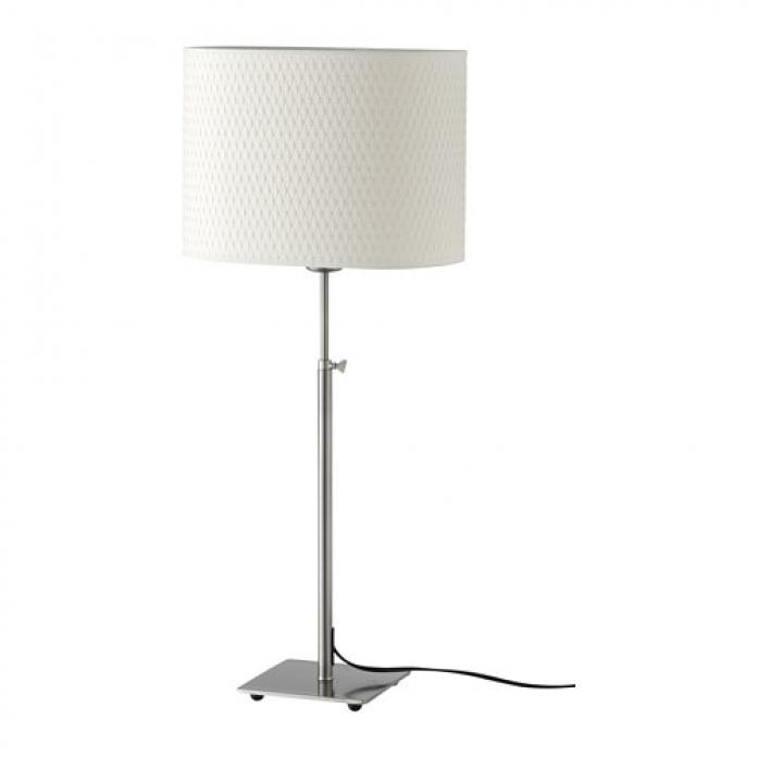 Table Lamp With Led Bulb Nickel Plated, Alang Table Lamp