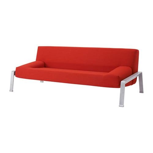 Sleeper Sofa Skiftebo Orange, Ikea Orange Leather Sofa Bed