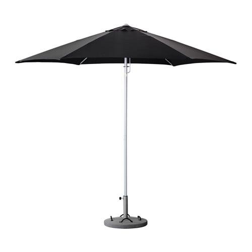 Onleesbaar Hol angst KARLSÖ - 392.193.14 - Umbrella with base, black, Lökö gray | by IKEA of  Sweden/Nicolas Cortolezzis