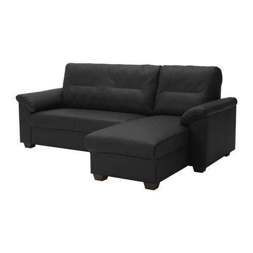 KNISLINGE - 903.415.80 - Sectional, 3 seat right, Idhult black | by Ikea