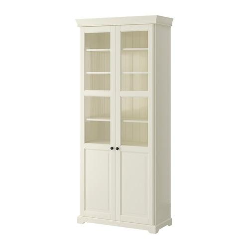 regelmatig Verloren plakband LIATORP - 190.287.54 - Bookcase with glass doors, white | by Carina Bengs