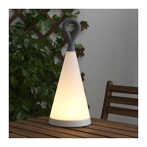 Led Solar Powered Table Lamp Triangle, Solar Powered Table Lamp