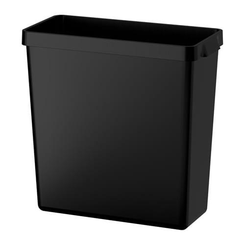 VARIERA 802.635.73 Recycling bin black by D Wahl L von Schantz